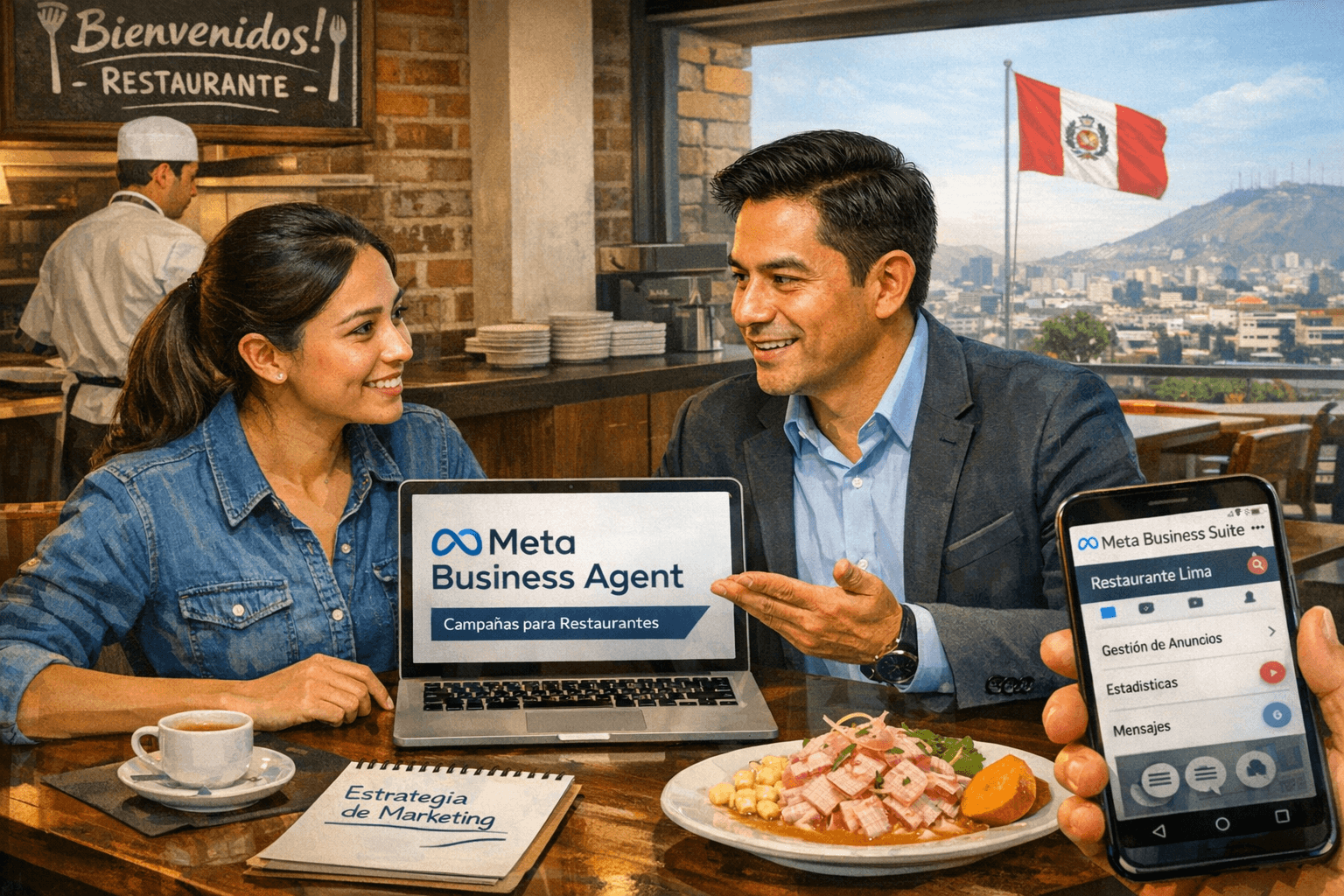 Meta Business Agent para restaurantes en Lima: guía de configuración y reservas por WhatsApp