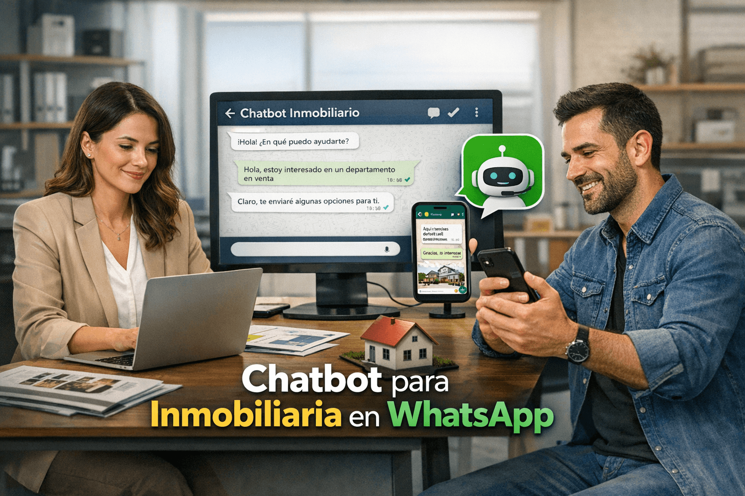 Chatbot para Inmobiliarias en WhatsApp: Vende sin Parar