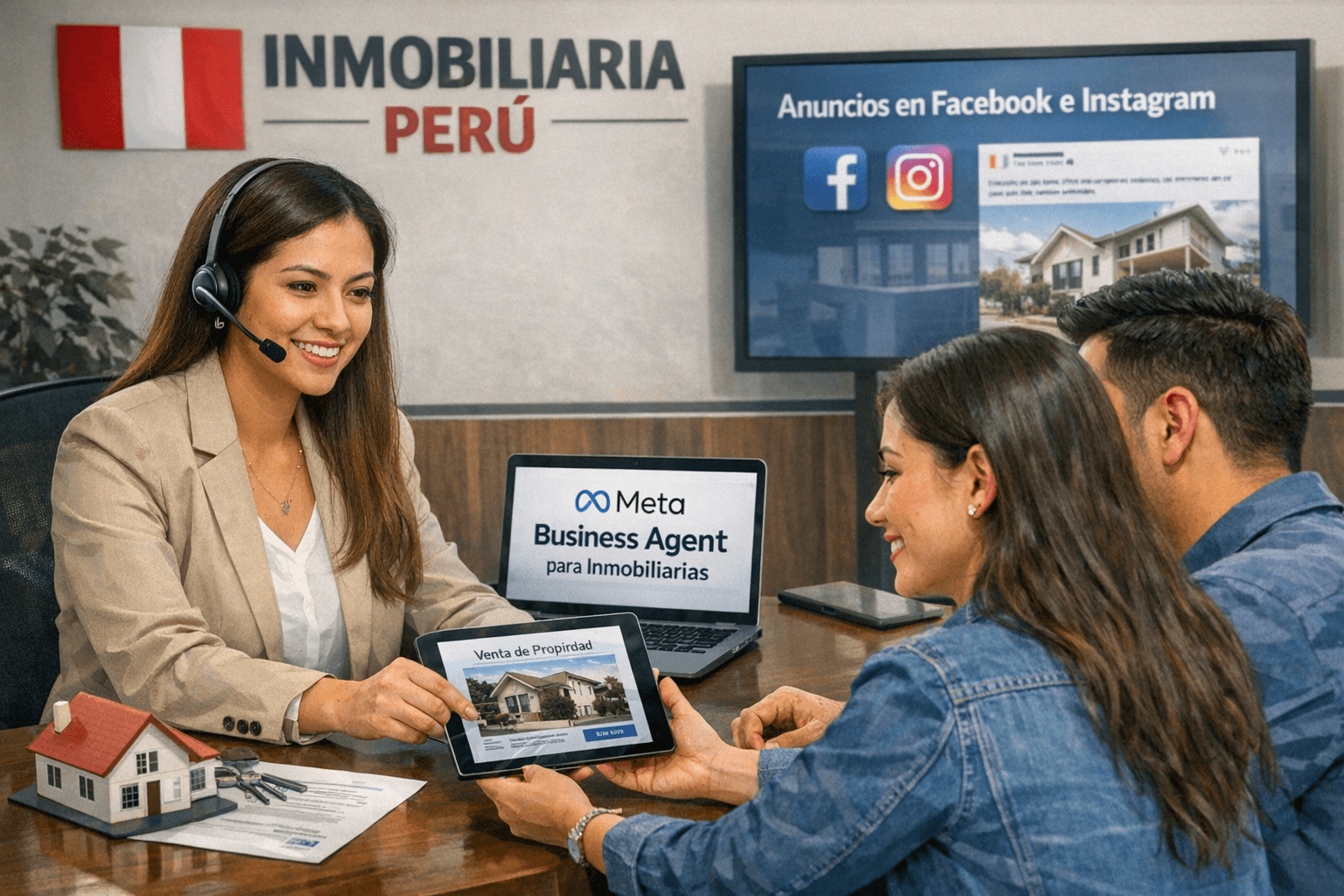 Meta Business Agent para inmobiliarias en Perú: qué puede hacer y cuáles son sus límites